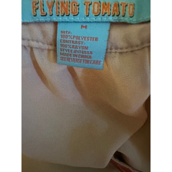 Flying Tomato Embroidered Boho Blouse, Size Medium - Picture 6 of 6